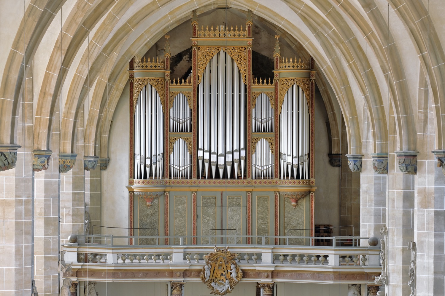 Orgelprospekt im Dom zu Halle